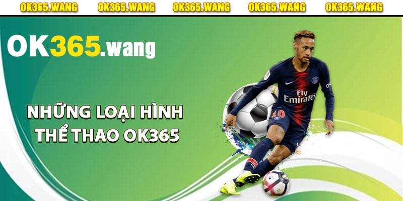 Thể Thao OK365 – Trang Cá Cược Thể Thao Uy Tín Hàng Đầu 2 Những loại hình thể thao Ok365 đang cung cấp